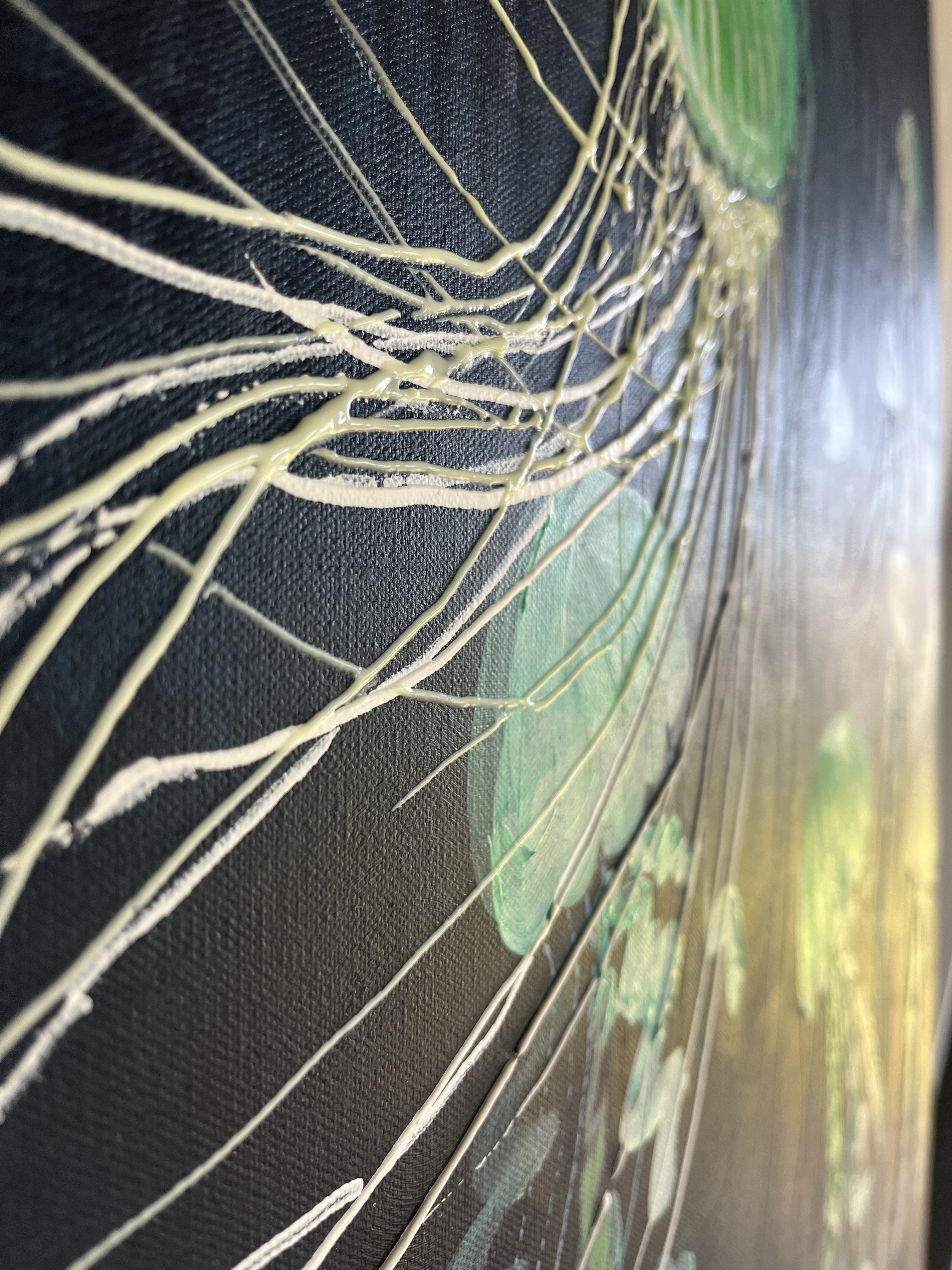 The Jellyfish at night - closeup